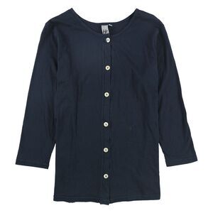 HC LA Womens Solid Cardigan Blouse, Blue, NWT